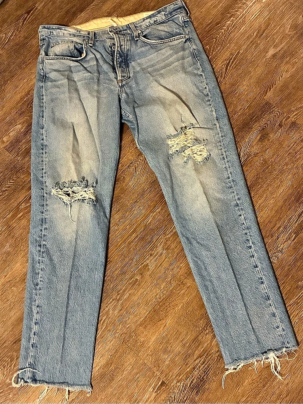 rag & bone Harper W/H Harper Straight Leg Jeans Waist 31 Blue